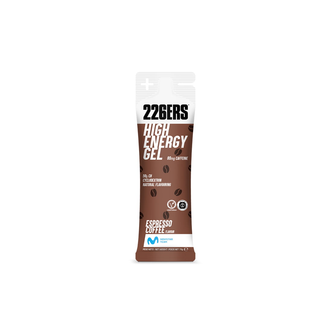 226ERS żel energetyczny z kofeiną High Energy 60 ml - kawowy