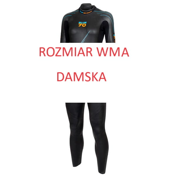 Rozmiar WMA - Wypożyczenie damskiej pianki triathlonowej BlueSeventy Sprint