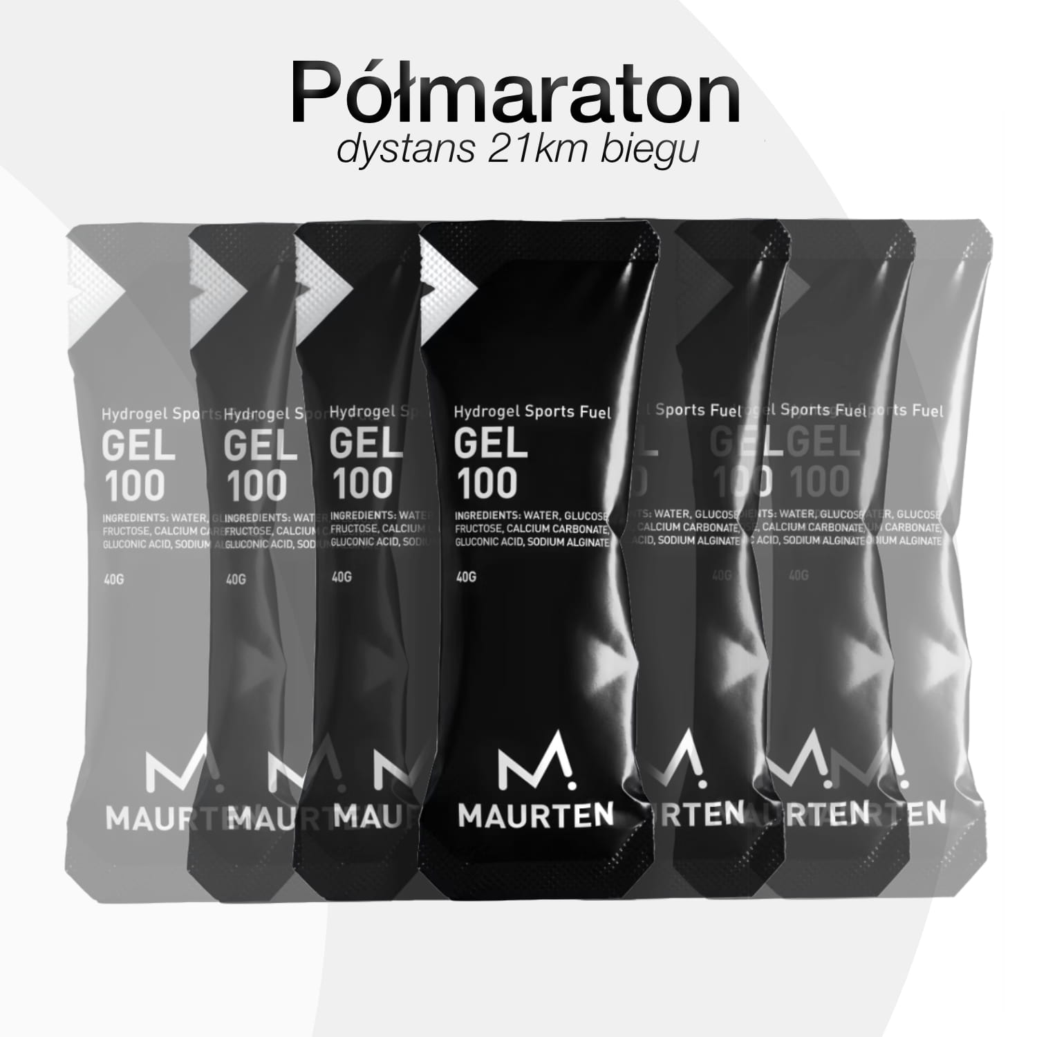 Półmaraton - produkty Maurten bez kofeiny